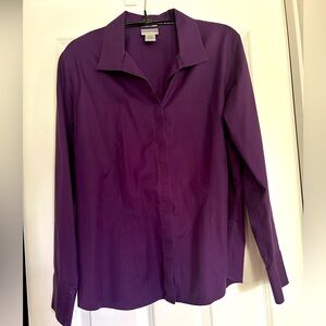 Chico’s Dark Purple Blouse
